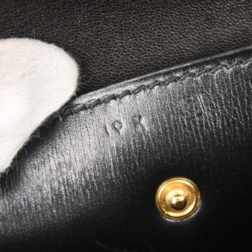 Hermes Black Box Calf Piano Handbag 19X □C - Picture 9 of 10